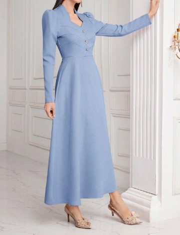 Rochie lunga SHEIN, albastru