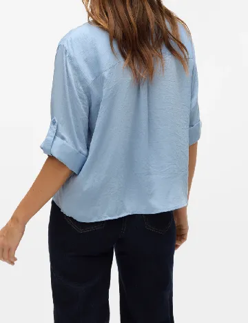Camasa Vero Moda, bleu