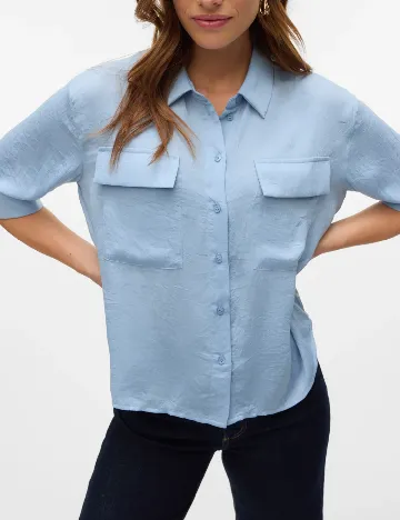 Camasa Vero Moda, bleu