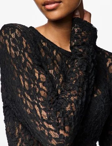 Bluza Pieces, negru