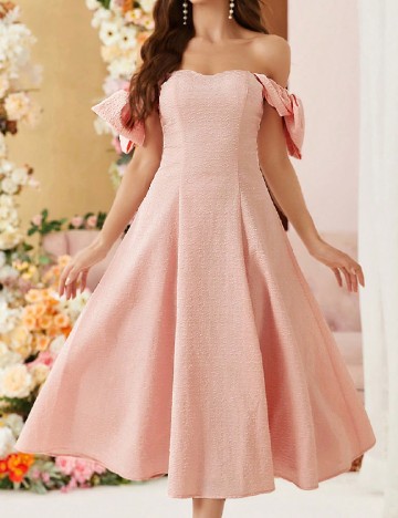 Rochie medie SHEIN, roz