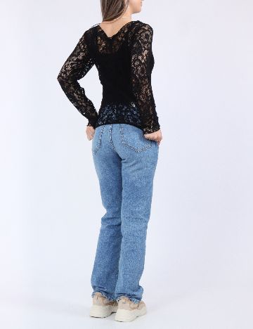 Bluza Pieces, negru