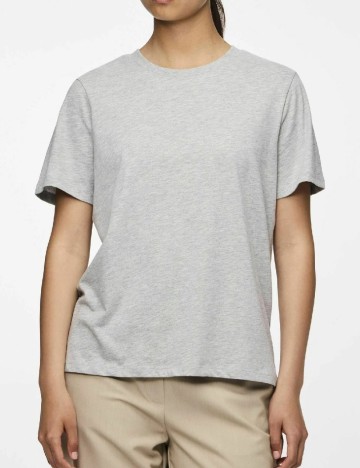 Tricou Pieces, gri