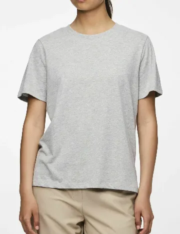 Tricou Pieces, gri
