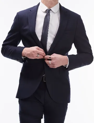 Sacou Topman, bleumarin