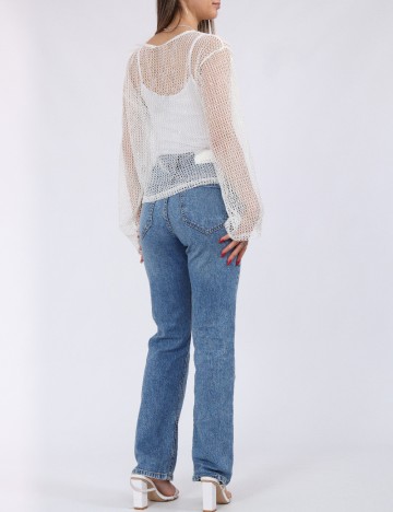 Bluza Pieces, alb