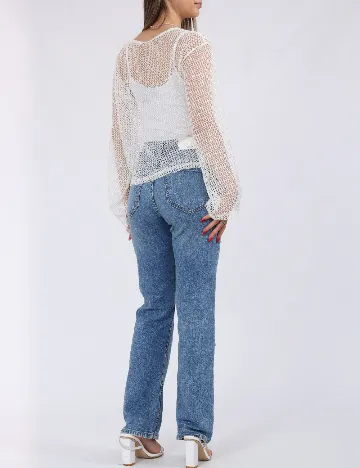 Bluza Pieces, alb