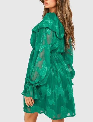 Rochie scurta Boohoo, verde