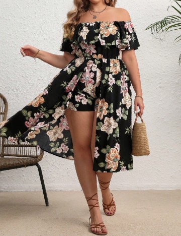 Salopeta SHEIN CURVE, negru