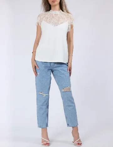 Bluza Vero Moda, alb