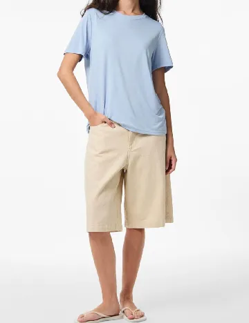 Tricou Pieces, albastru