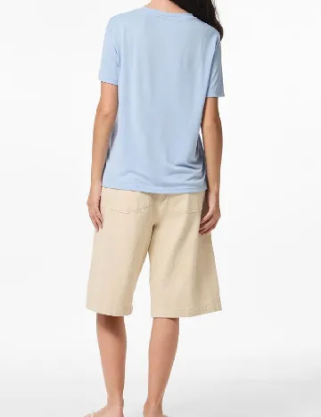 Tricou Pieces, albastru