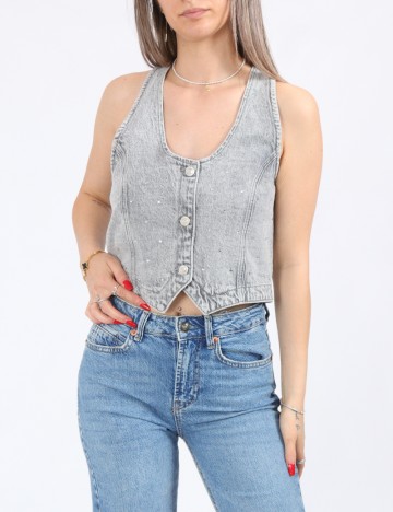 Top Vero Moda, gri
