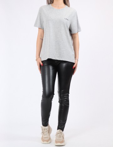 Tricou Pieces, gri