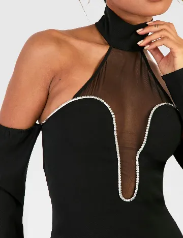 Rochie scurta Boohoo, negru