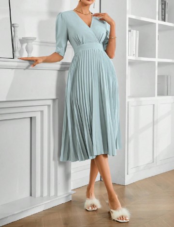 Rochie medie SHEIN, bleu