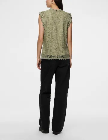 Bluza Pieces, verde