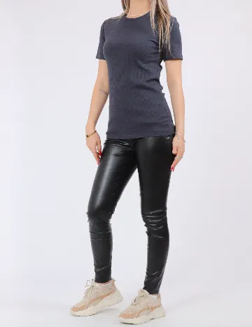 Tricou Pieces, gri Gri