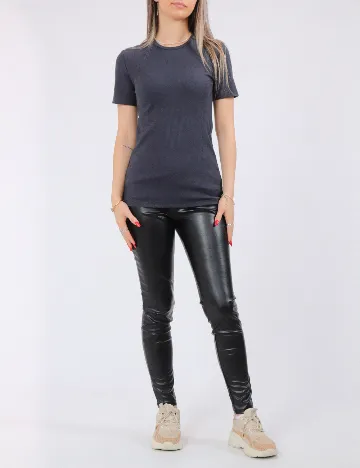 Tricou Pieces, gri Gri