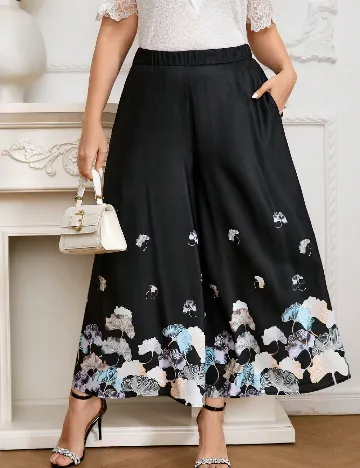 Pantaloni SHEIN CURVE, negru