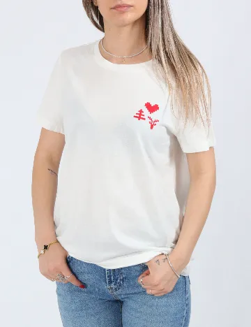 Tricou Vero Moda, alb Alb