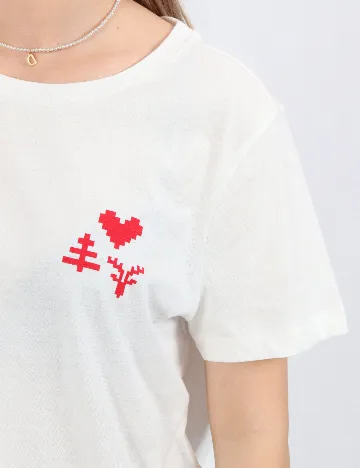 Tricou Vero Moda, alb Alb