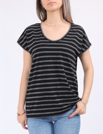 Tricou Pieces, negru