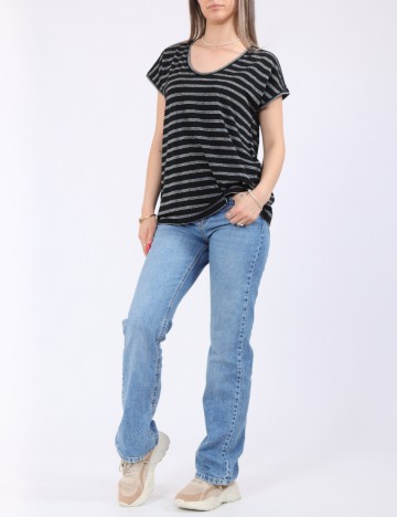 Tricou Pieces, negru