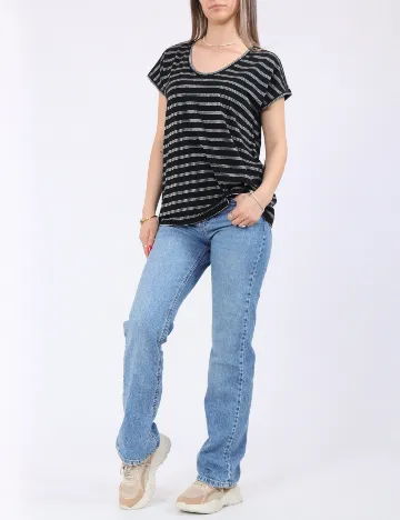 Tricou Pieces, negru