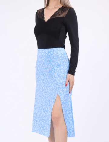 Fusta Vero Moda, albastru