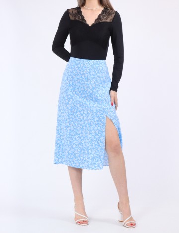Fusta Vero Moda, albastru