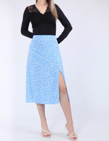 Fusta Vero Moda, albastru