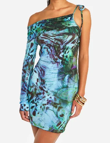 Rochie scurta Boohoo, mix culori