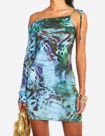 Rochie scurta Boohoo, mix culori