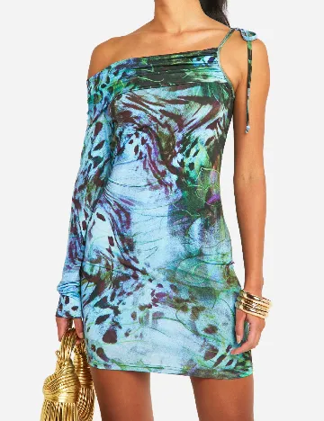 Rochie scurta Boohoo, mix culori