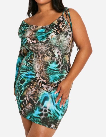 Rochie scurta Boohoo, mix culori