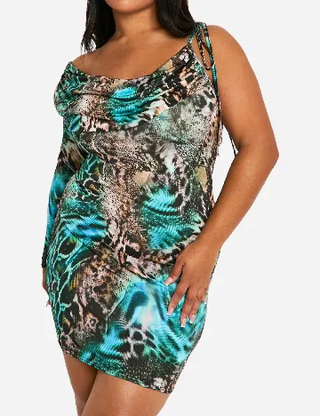 Rochie scurta Boohoo, mix culori Mix culori