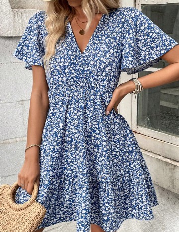 Rochie scurta SHEIN, albastru
