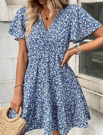 Rochie scurta SHEIN, albastru