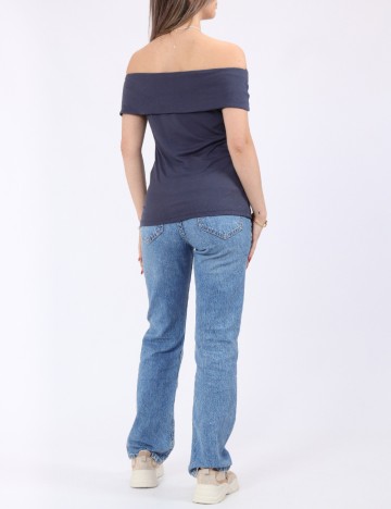 Bluza Pieces, albastru