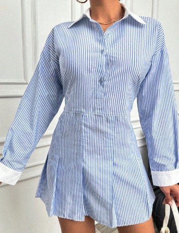 Rochie scurta SHEIN, albastru