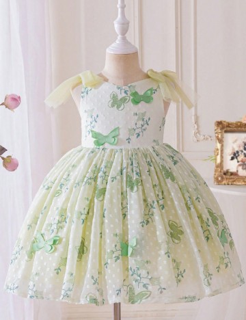 Rochie Shein Kids, verde