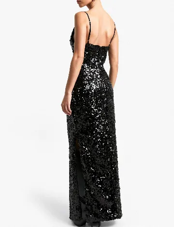 Rochie lunga Boohoo, negru Negru