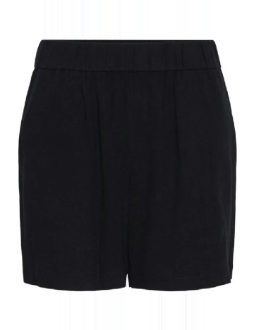 Pantaloni scurti Pieces, negru