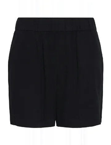 Pantaloni scurti Pieces, negru Negru