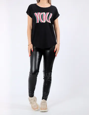 Tricou Vero Moda, negru Negru