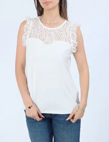 Bluza Vero Moda, alb