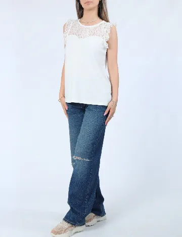Bluza Vero Moda, alb