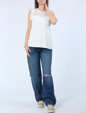 Bluza Vero Moda, alb