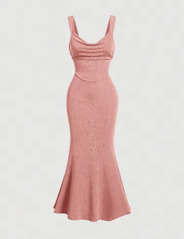 Rochie lunga SHEIN, roz